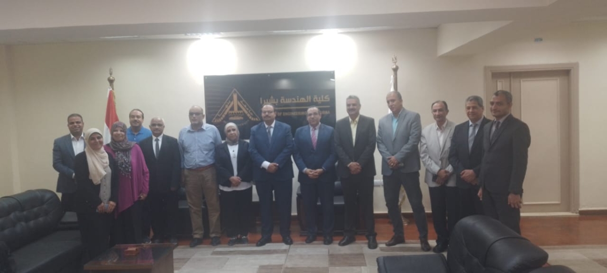 زيارة دعم فني من مركز ضمان الجودة والاعتماد لكلية الهندسة بشبرا