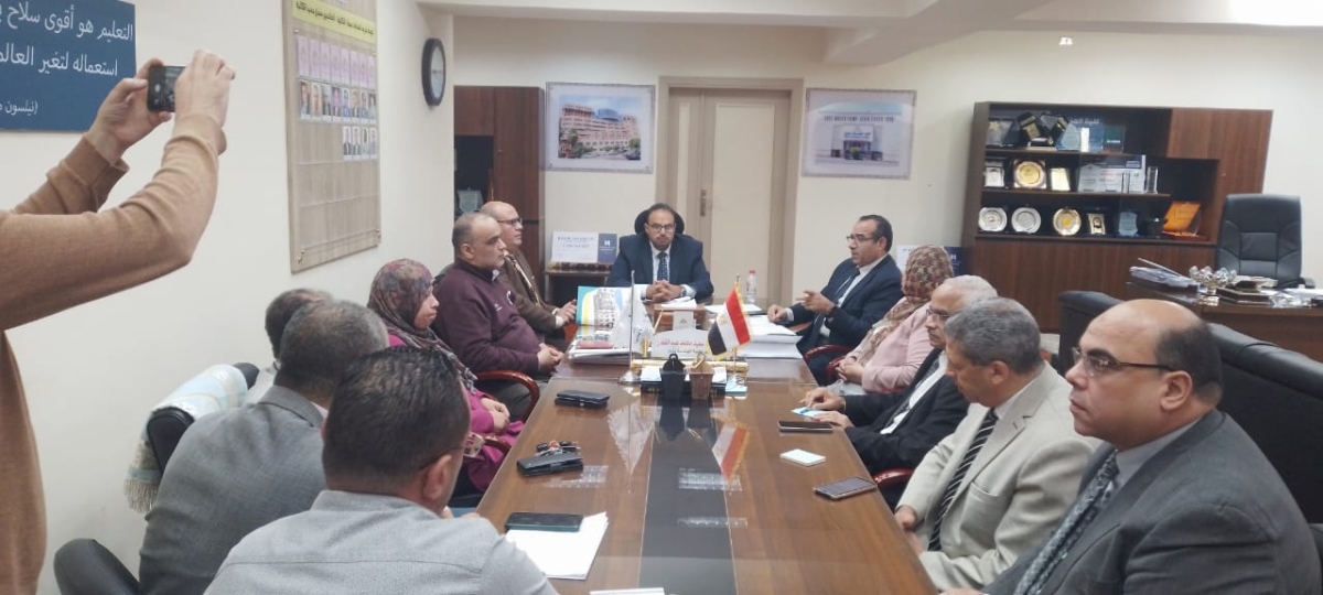 زيارة دعم فني من مركز ضمان الجودة والاعتماد لكلية الهندسة بشبرا