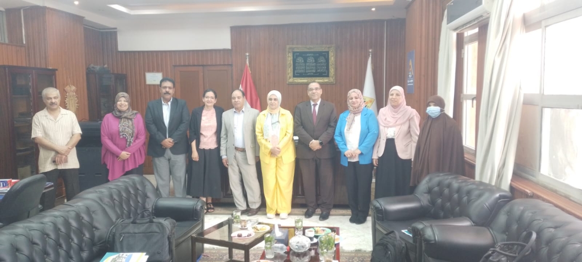 زيارة دعم فني لكلية الهندسة ببنها من مركز ضمان الجودة والاعتماد